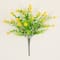 13" UV Resistant Artificial Flowering Mini Rose Bushes, 12ct.